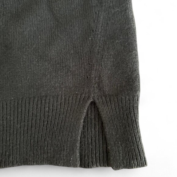 Madewell V-Neck Long Sleeve Knit Extra Small Black Boxy Sweater Women's Size XS - Picture 8 of 8